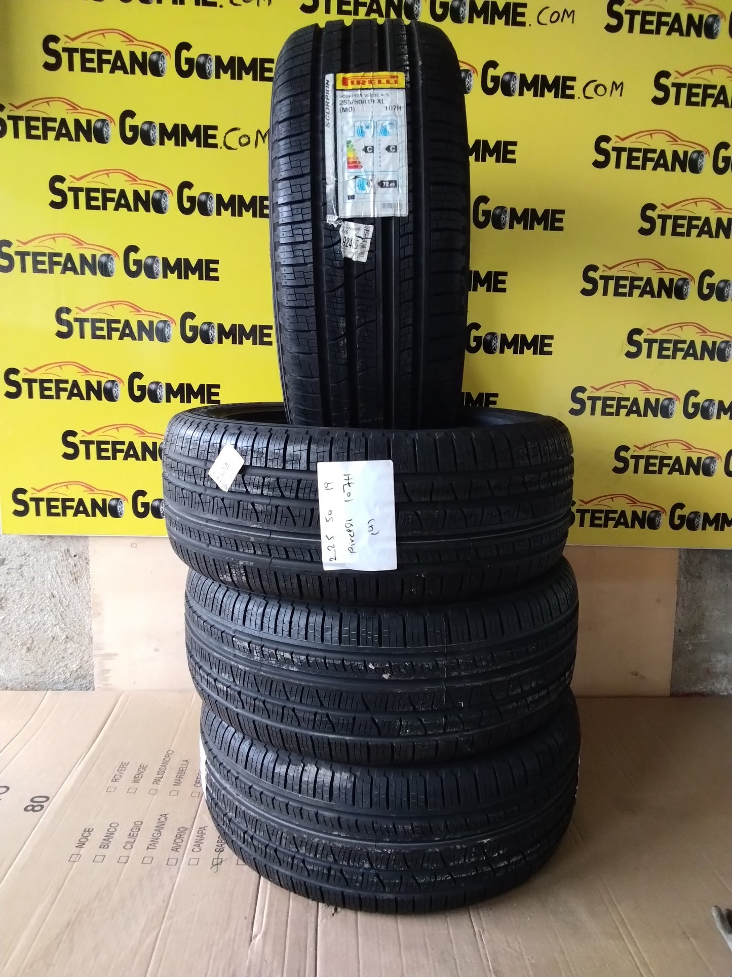 Gomme 255/50R19 107H PIRELLI 4 stagioni nuovo